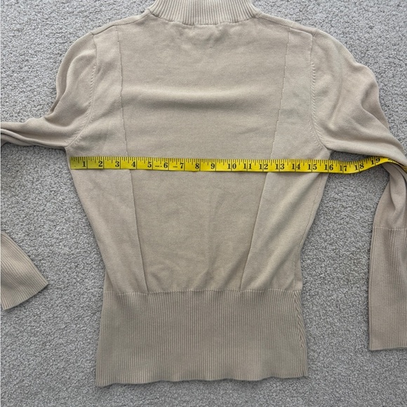 Westbound Light Tan Ribbed Sweater - Picture 4 of 5